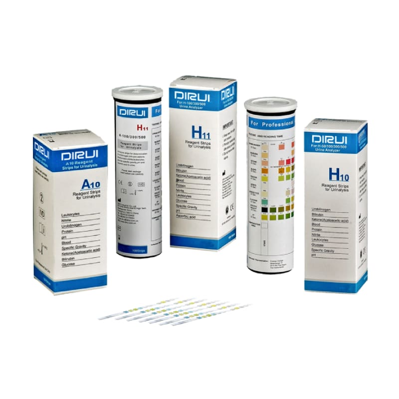 Мочевые тест-полоски DIRUI 2 ITEMS (Glucose, Ketone)
